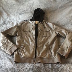 Hooded Leather Jacket